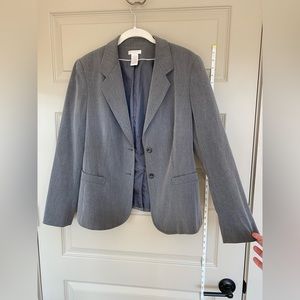 Worthington stretch gray blazer